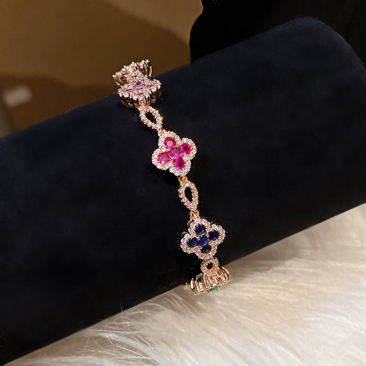 Melaurica Colorful Clover Bracelet for Women