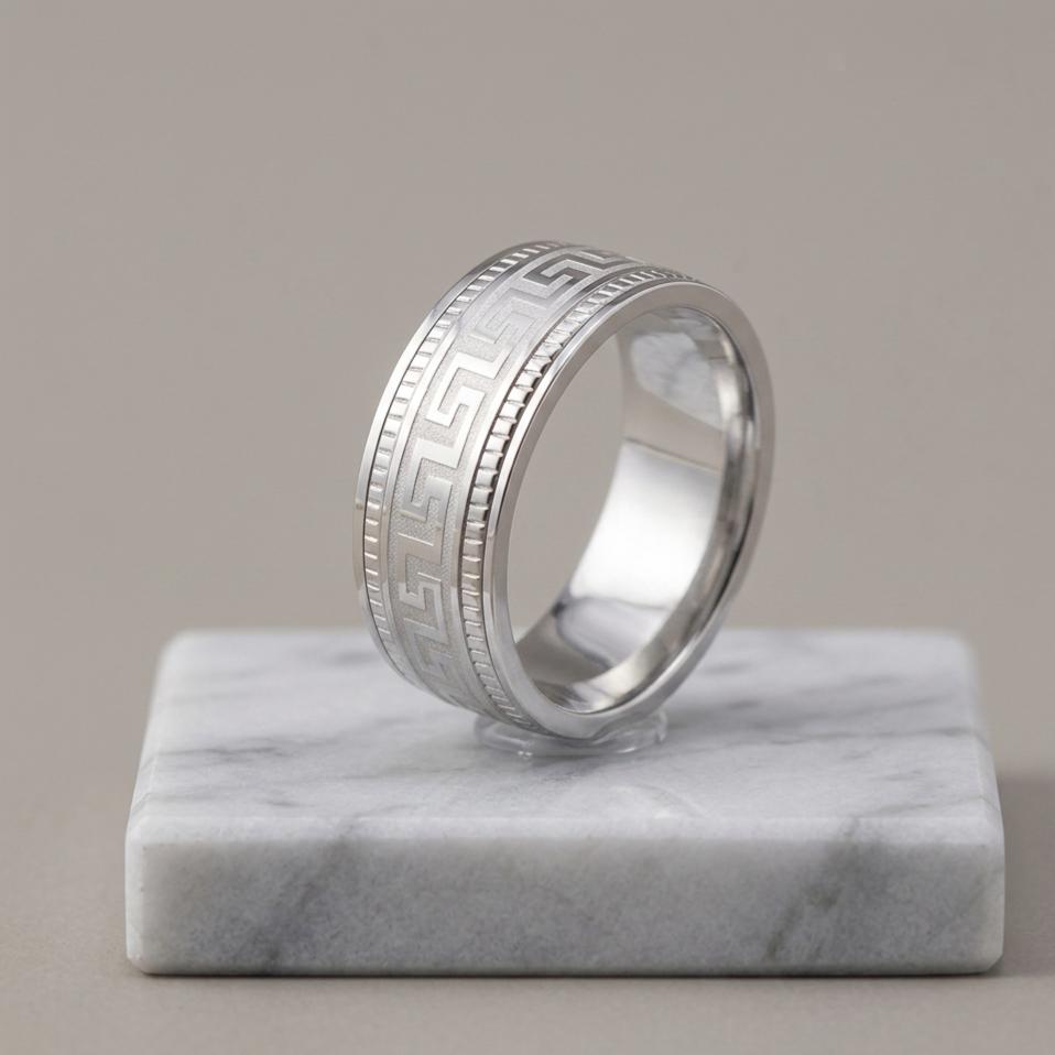 Waterproof Stainless Steel Fashion Ring