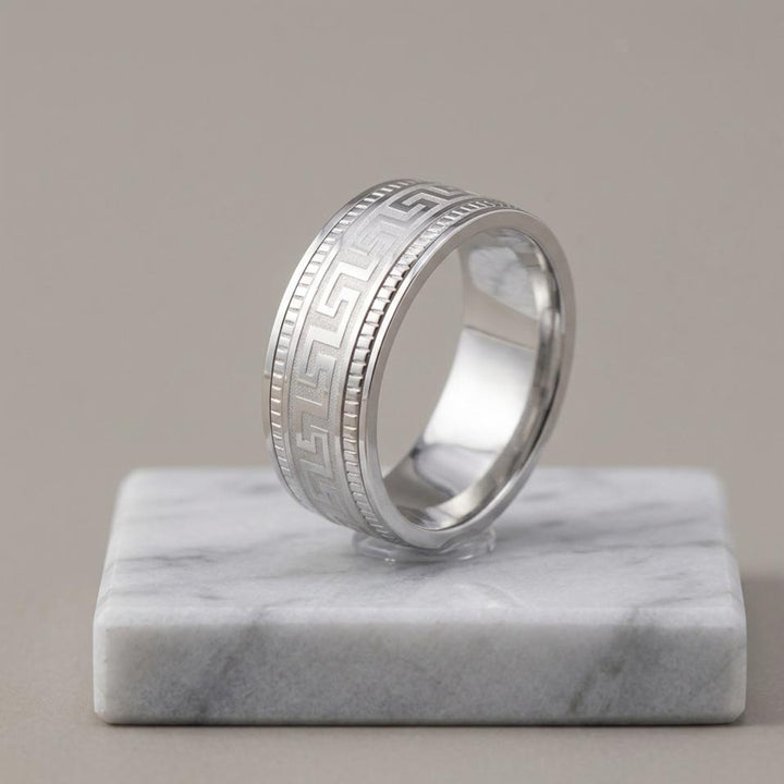 Waterproof Stainless Steel Fashion Ring