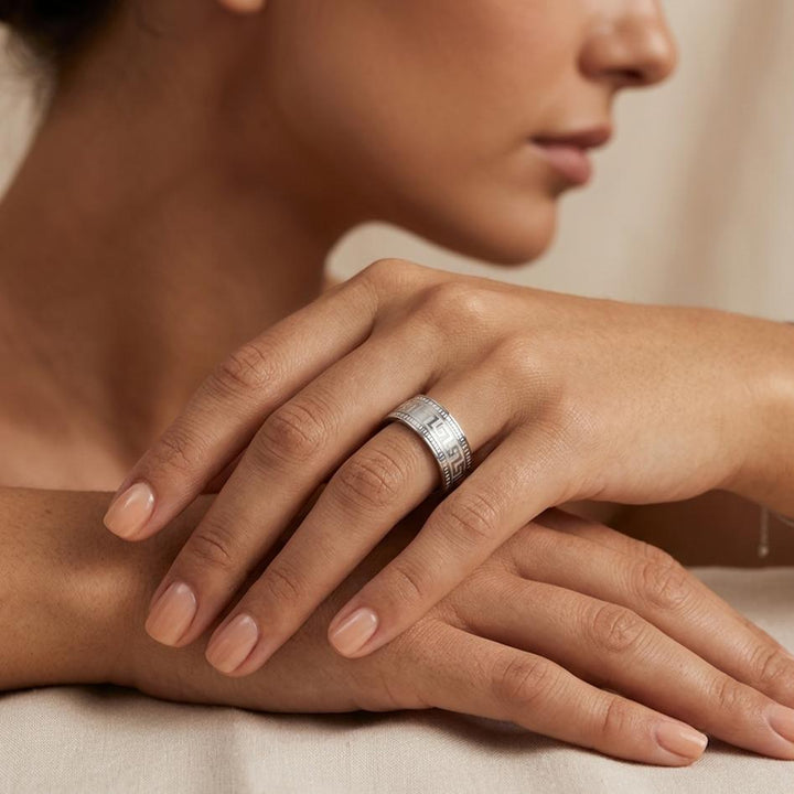 Waterproof Stainless Steel Fashion Ring