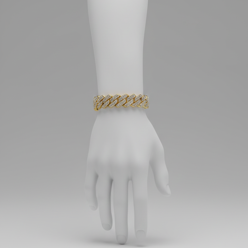 Roman Numeral Gold Bracelet