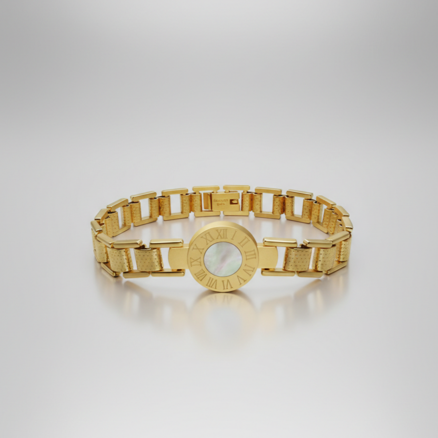Roman Numeral Clock Bracelet