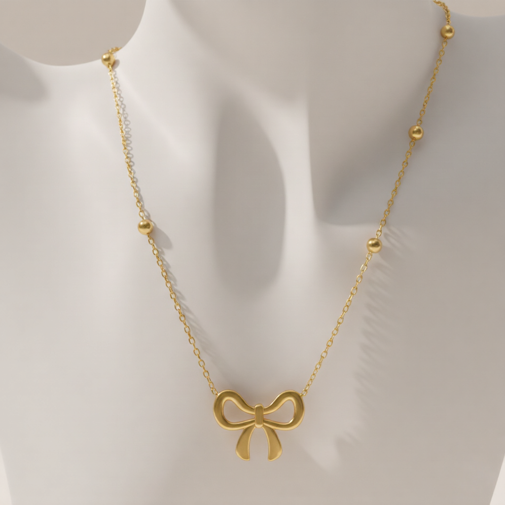 18K Luxe Butterfly Necklace for Women