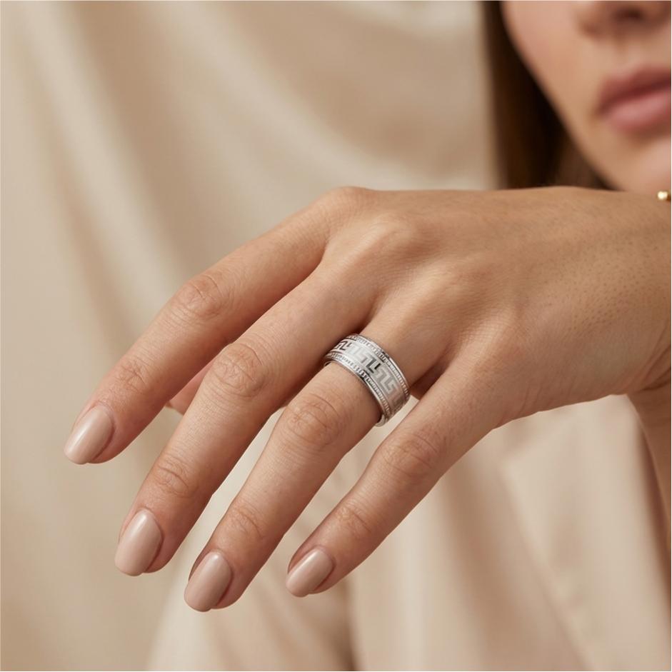 Waterproof Stainless Steel Fashion Ring