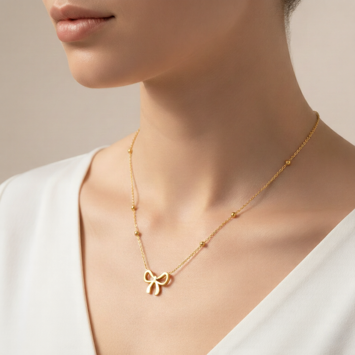18K Luxe Butterfly Necklace for Women