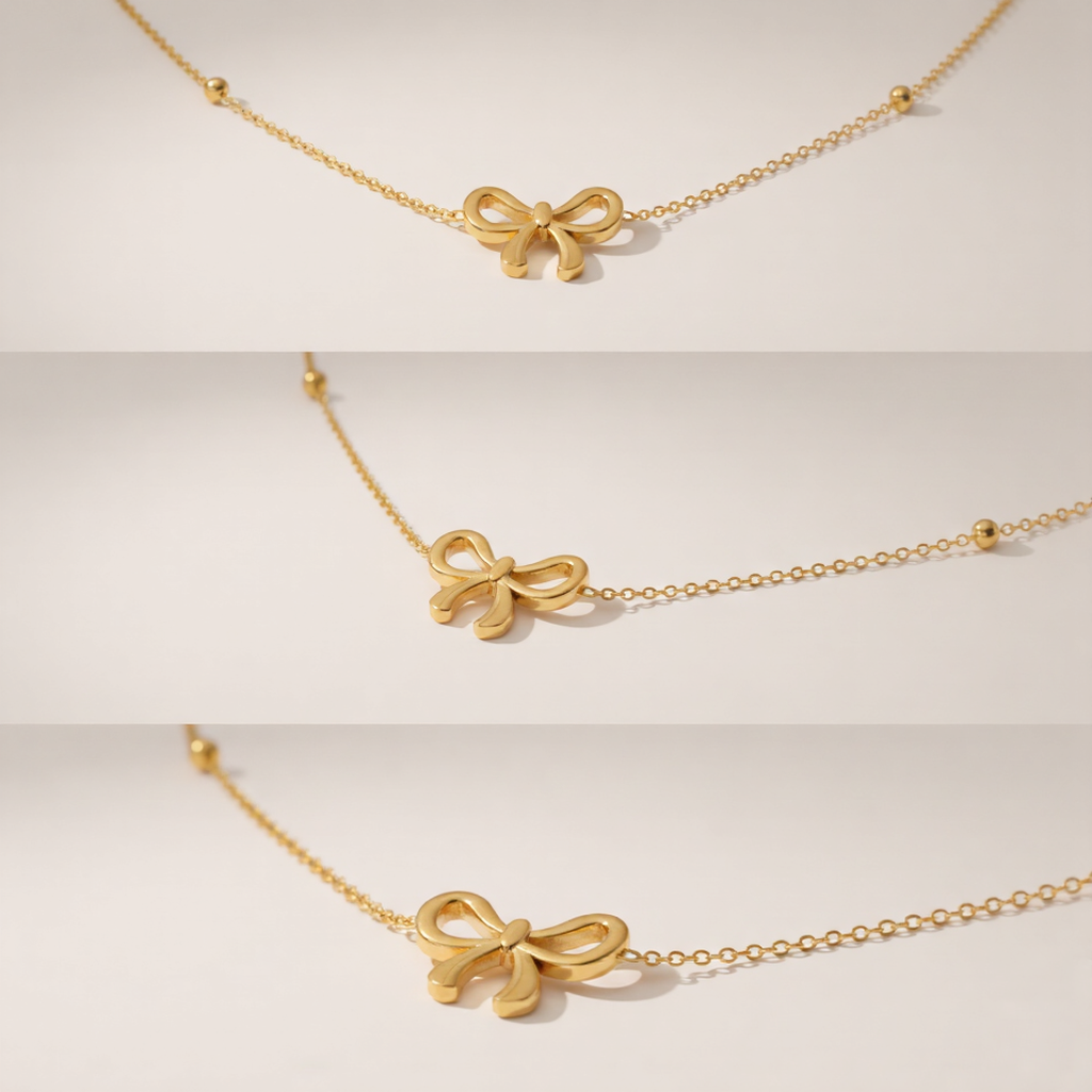18K Luxe Butterfly Necklace for Women