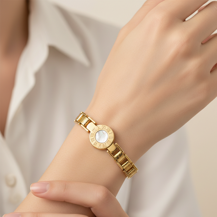 Roman Numeral Clock Bracelet