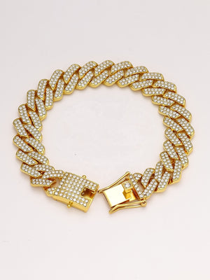 Wholesale Custom Fashion Jewelry 18K Gold Plated Stainless Steel Watches Chain Round Roman Numeral Disk Charm Bracelet for Women