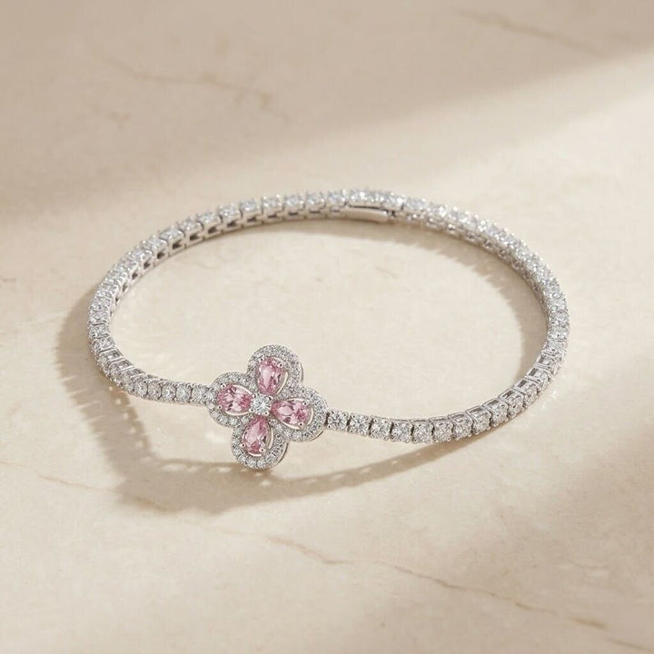 Melaurica Elegant Pink Stone Bracelet