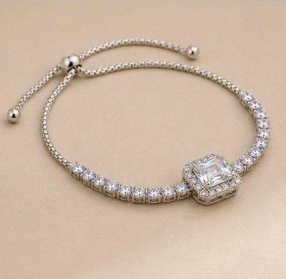 Melaurica Silver-Tone Square Bracelet