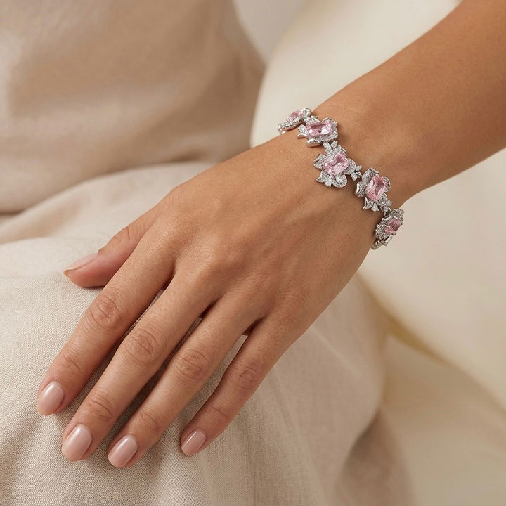 Melaurica Pink Stone Bracelet for Women