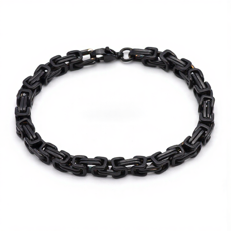 Chunky Black  Hip Hop Bracelet